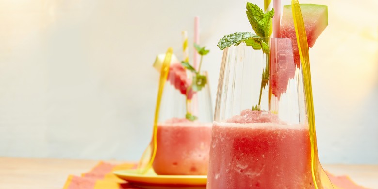 Tropical watermeloen-slush