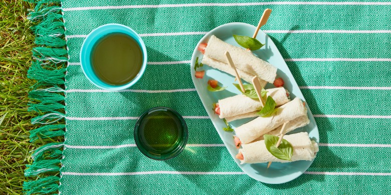 Bruschetta-sandwichrolletjes
