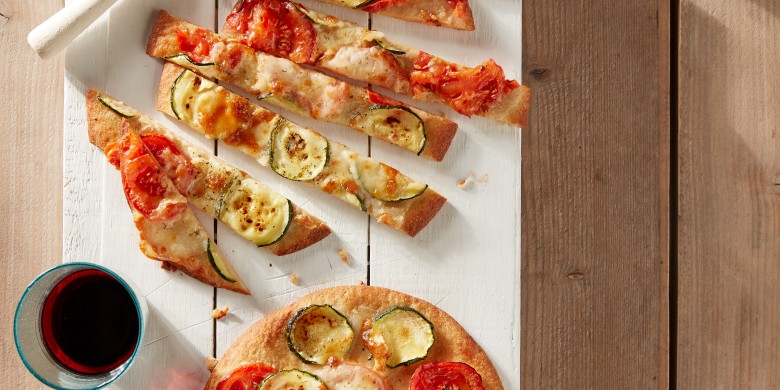 Bloemkoolpizza tricolore