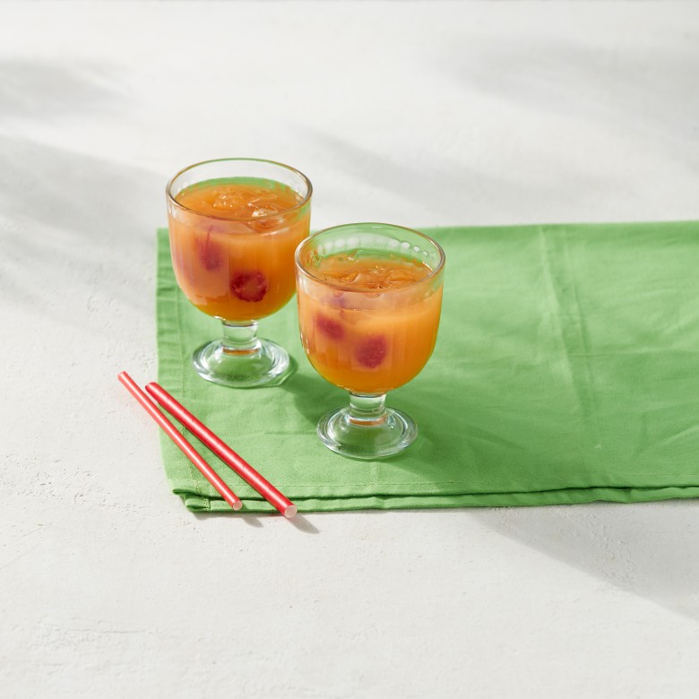 Mango-frambozen-ijsthee