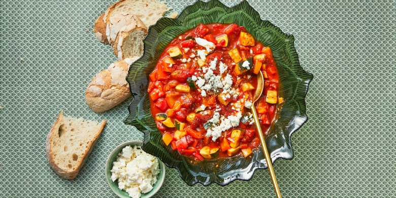Groentestoof met courgette uit de slowcooker