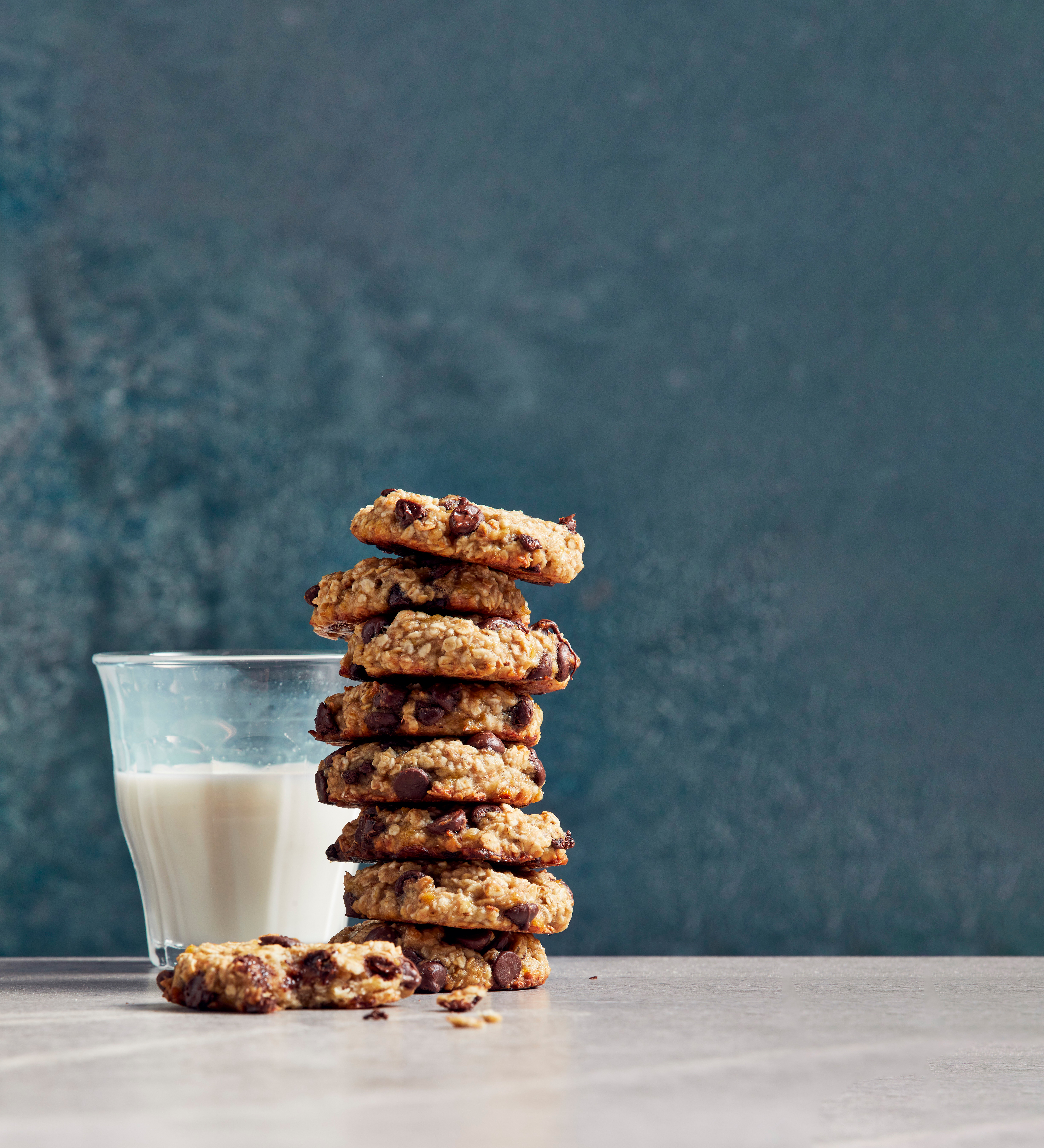 Mueslikoekjes met chocolade