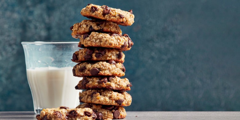 Mueslikoekjes met chocolade