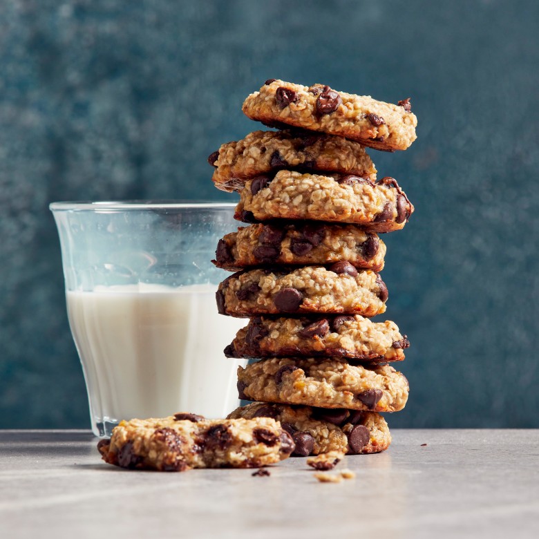 Mueslikoekjes met chocolade