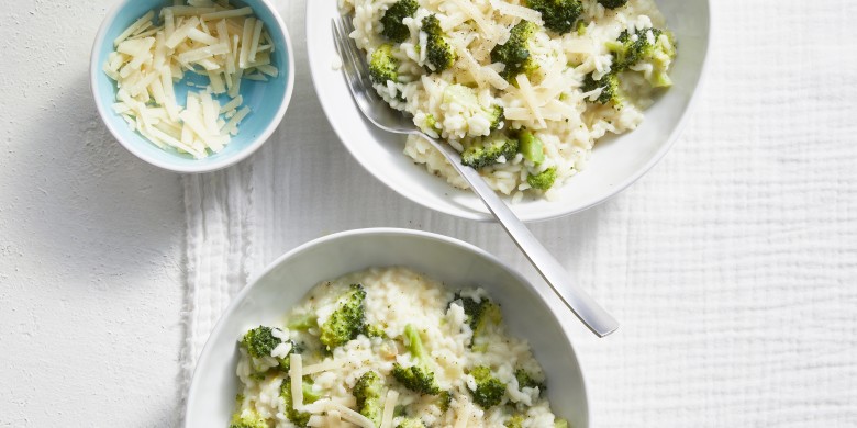 Kaasrisotto met broccoli