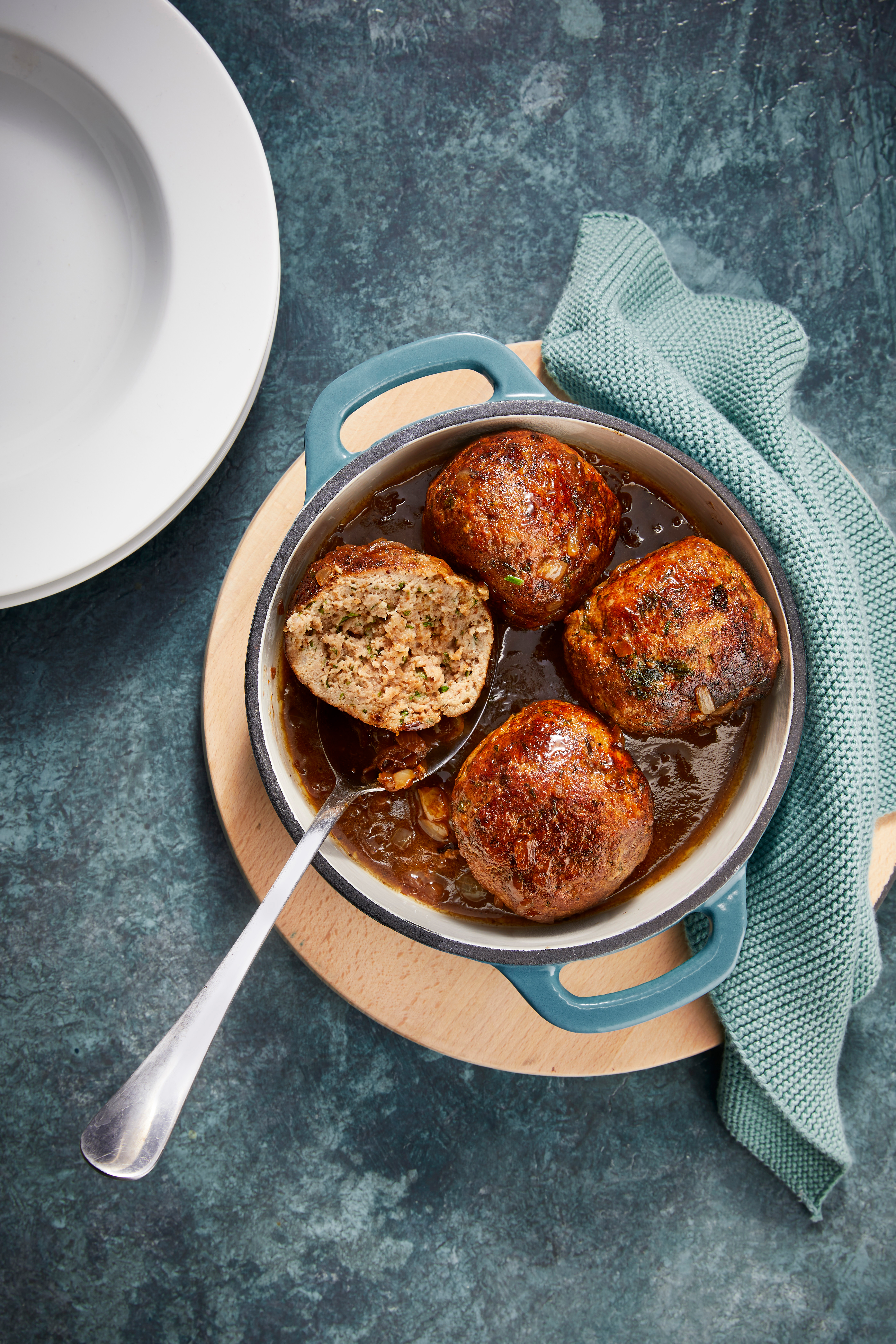 Oma's gehaktballen met appelstroopjus