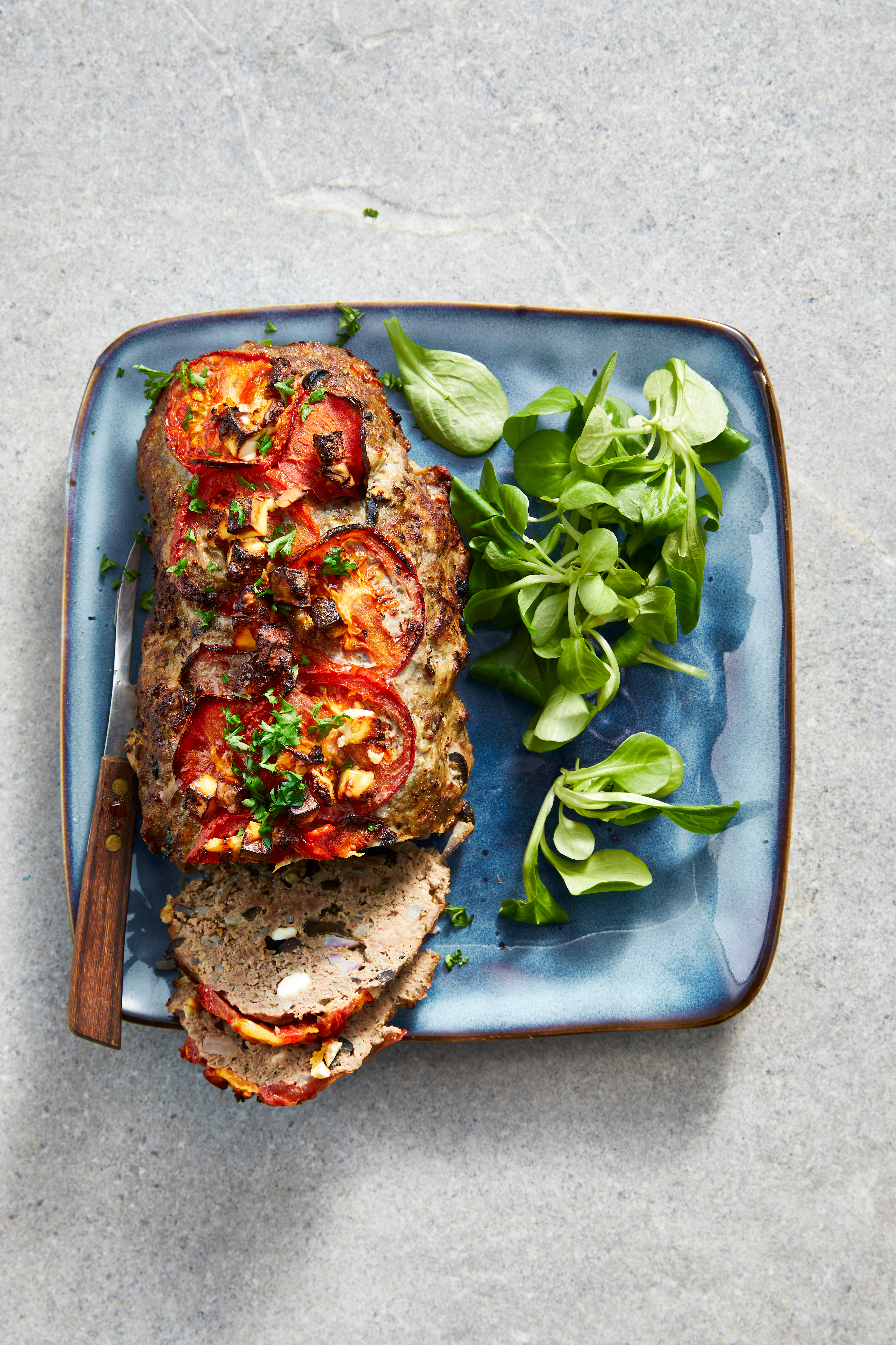 Grieks gehaktbrood met feta