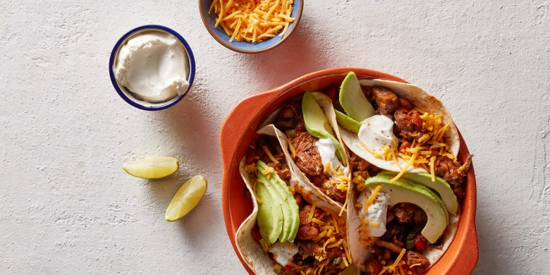 Pulled beef taco’s