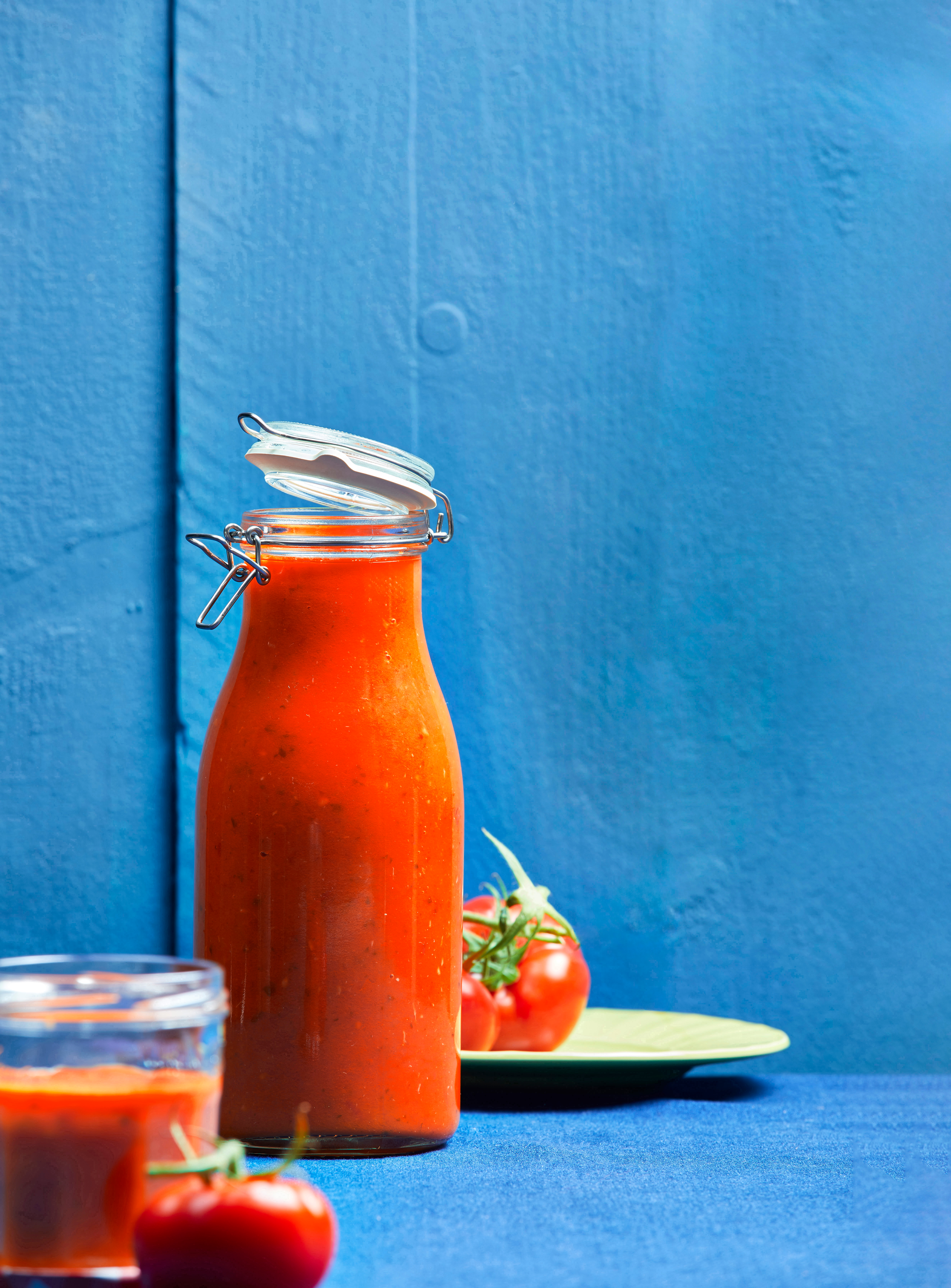 Tomaten-basilicumsaus