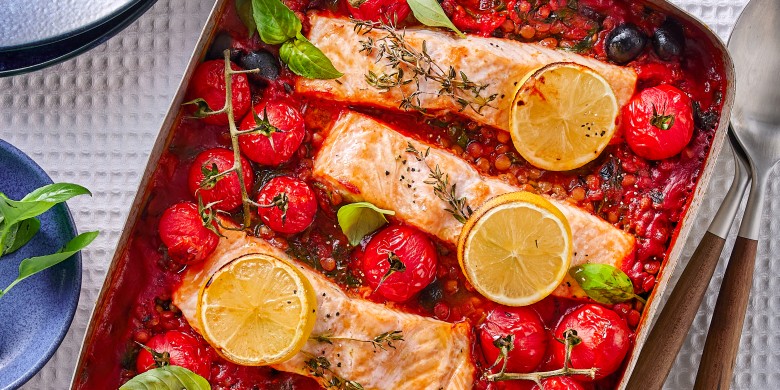 Zalm-spinazie-ovenschotel