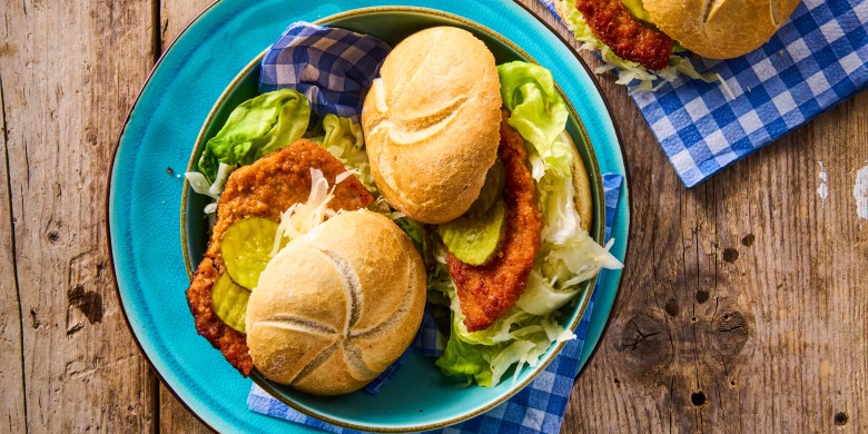 Schnitzel-broodjes (schnitzel-semmel)
