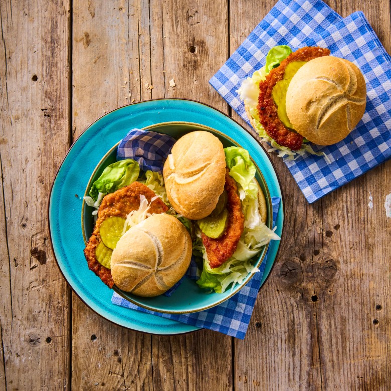 Schnitzel-broodjes (schnitzel-semmel)