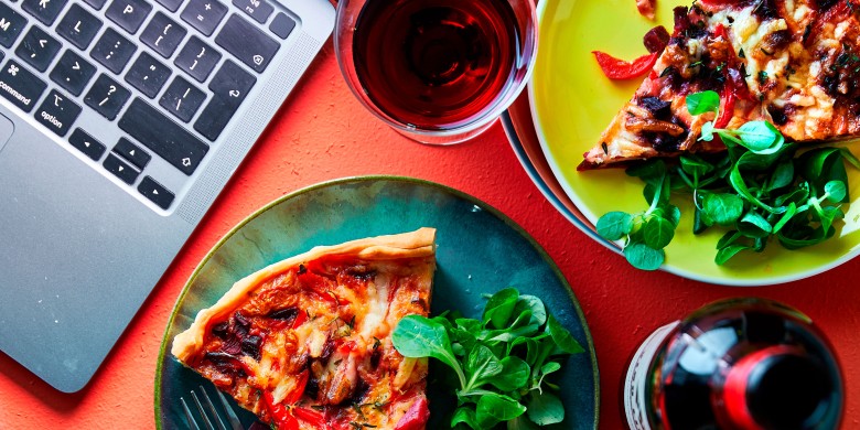 Rodebietquiche met paprika en geitenkaas