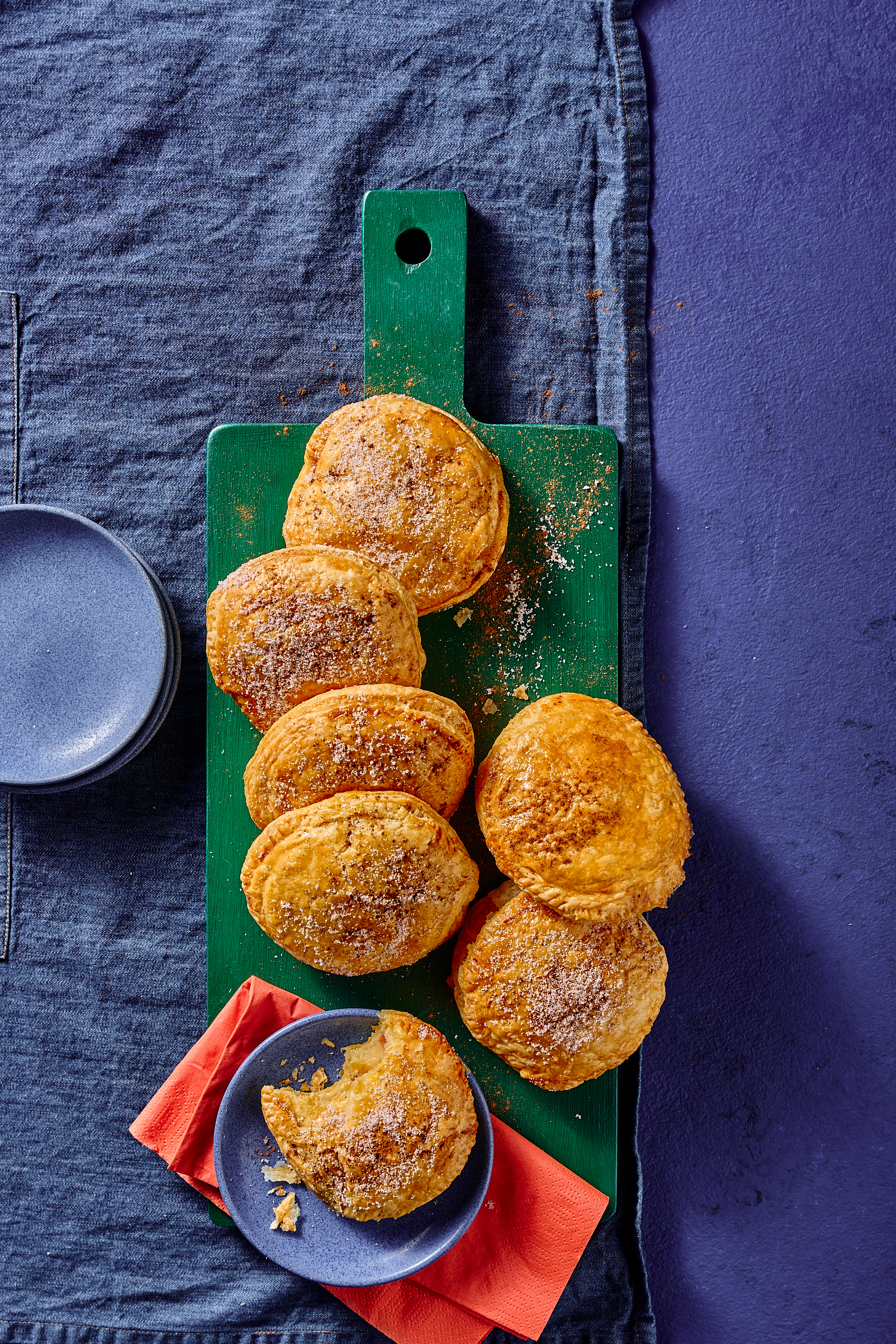 Appelkoeken met kaneelsuiker