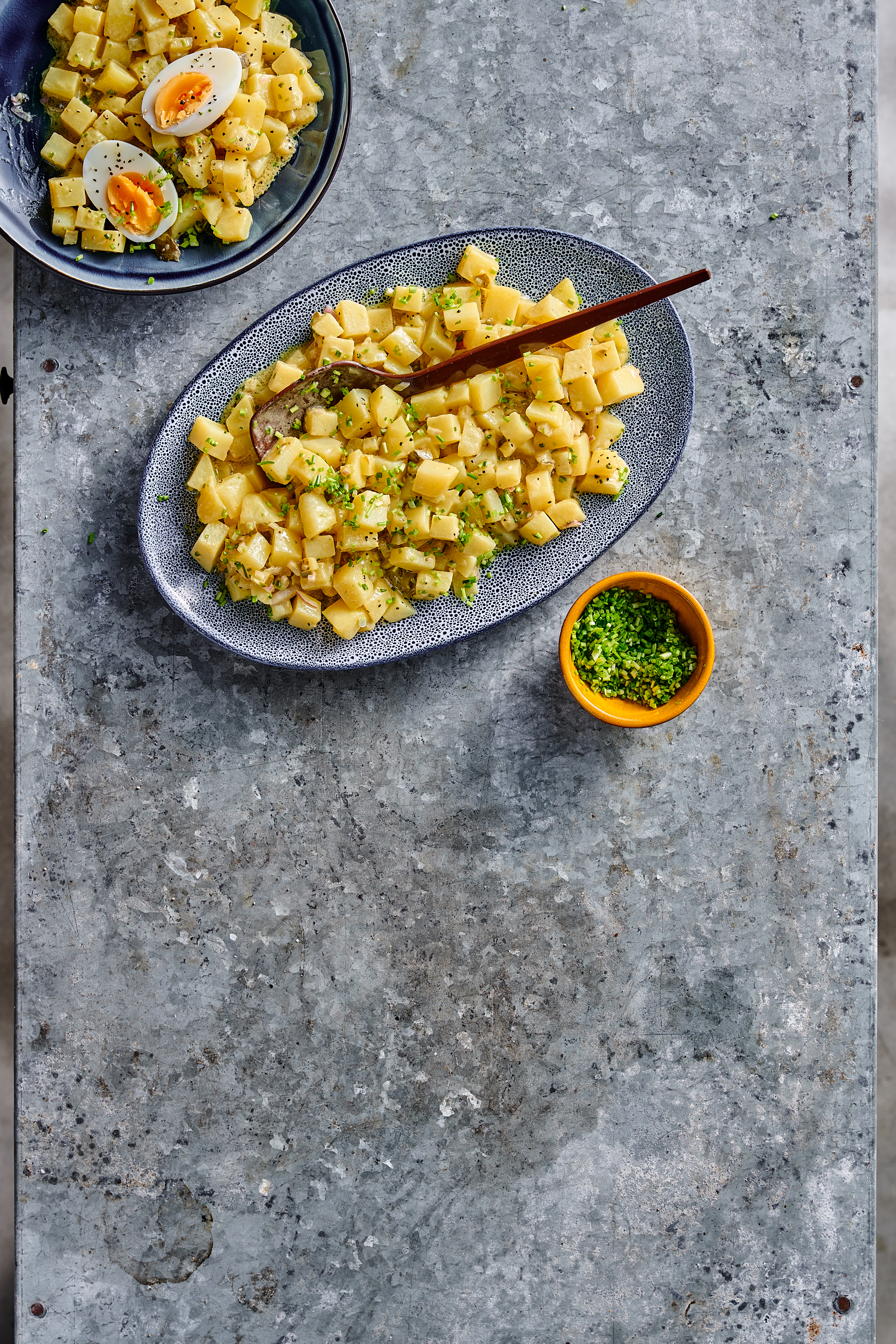 Aardappelsalade met augurk