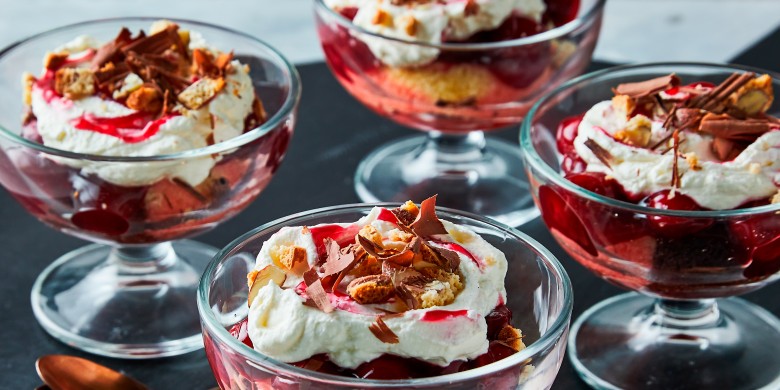 Italiaanse mini-trifles