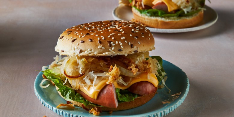 Zuurkoolburger