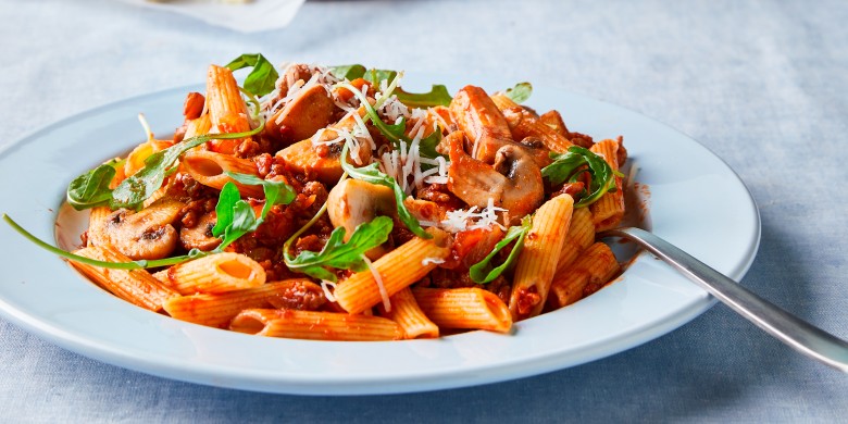 Penne met bolognese