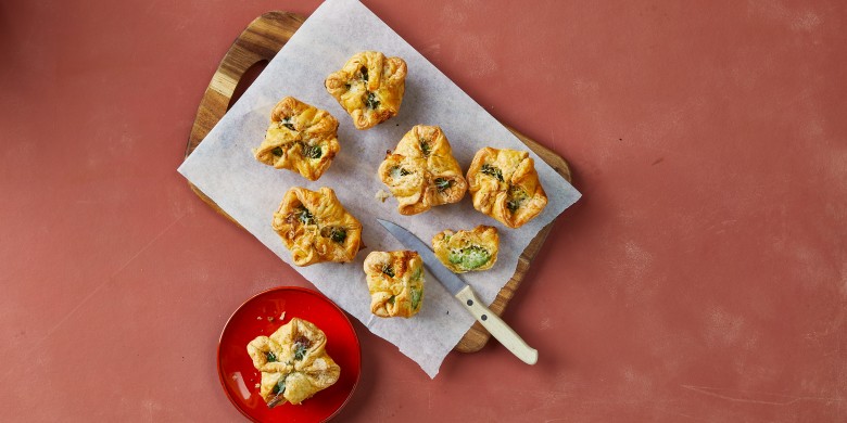 Broccoli-rozemarijnpasteitjes