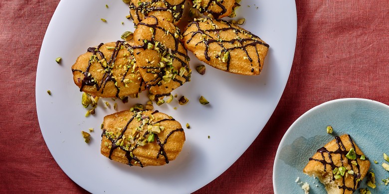 Madeleines met pistache