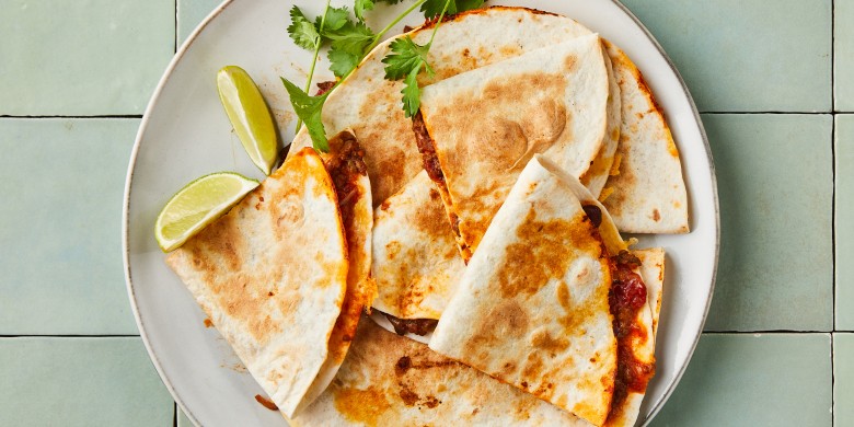 Quesadilla met chili