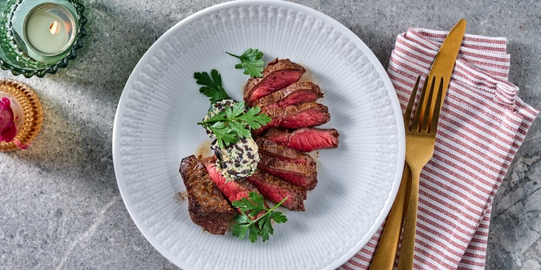 Biefstuk met olijvenboter