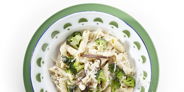 Penne met broccoli en ansjovis