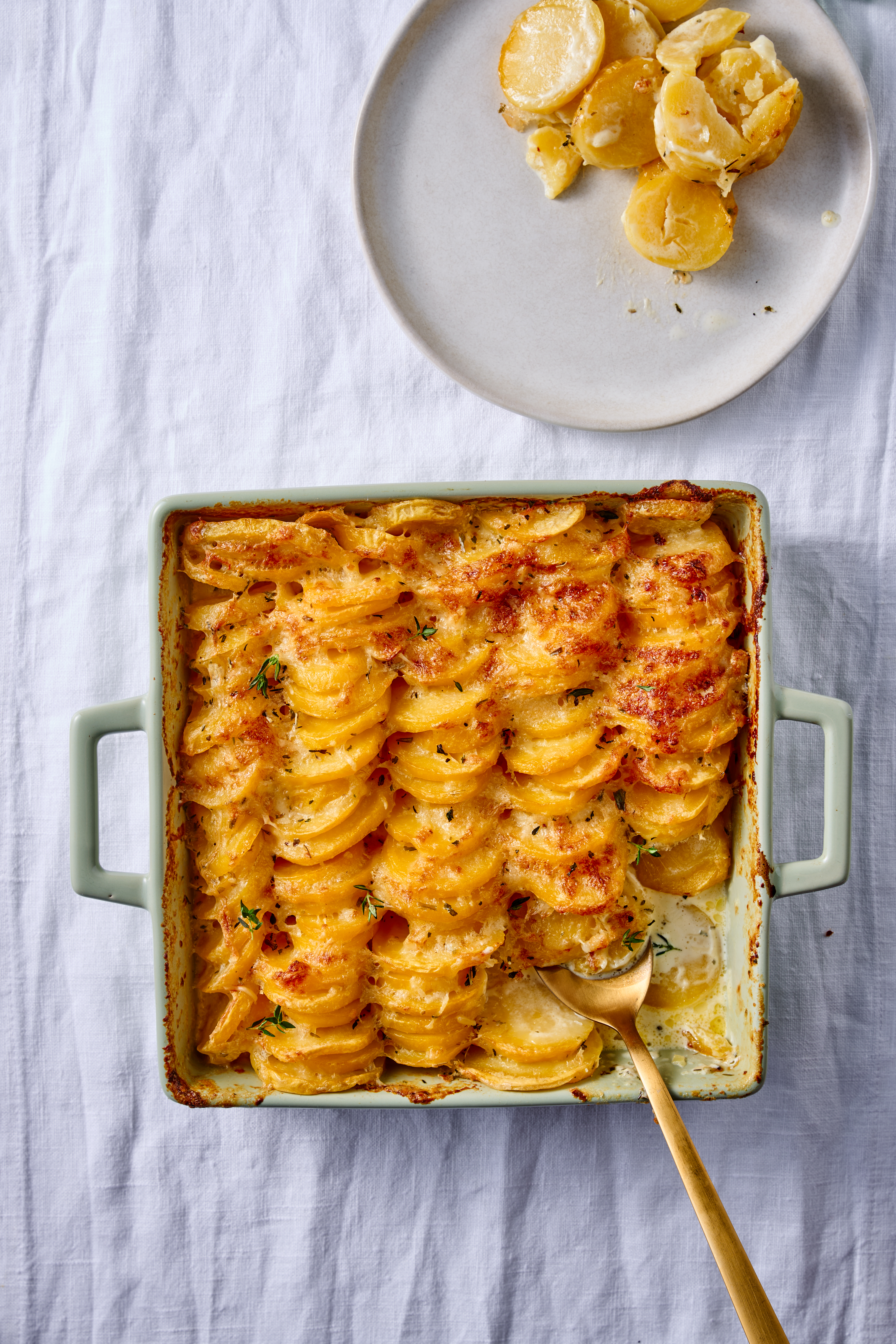 Traditionele aardappelgratin