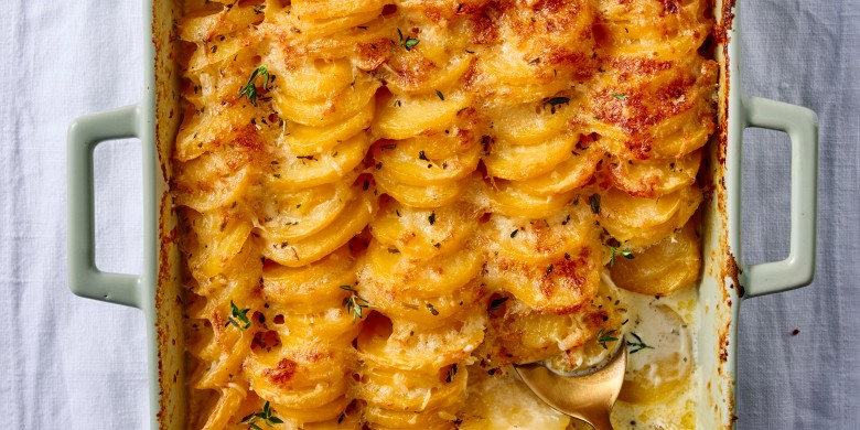 Traditionele aardappelgratin