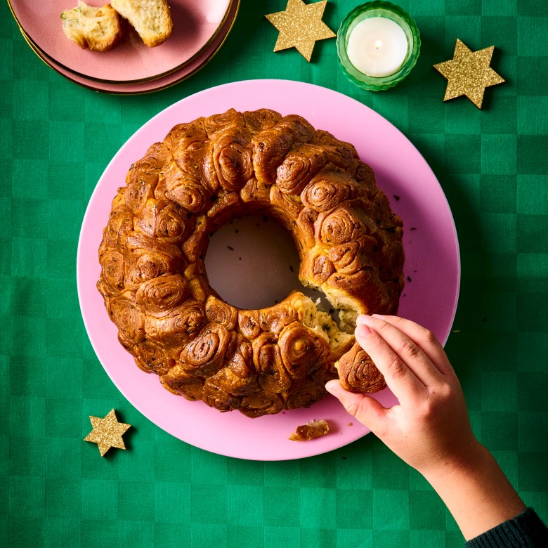 Breekbrood met knoflook en kruiden