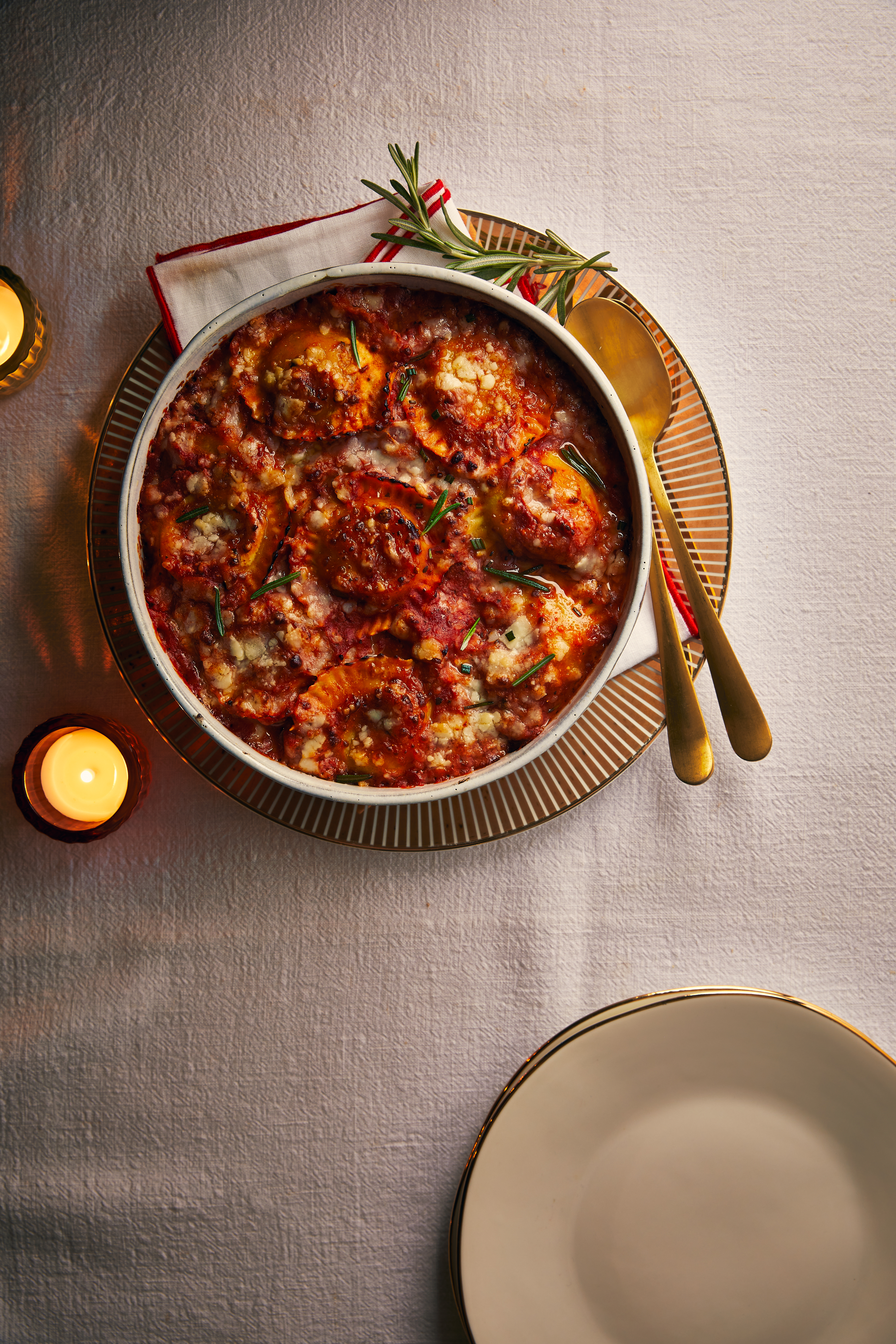 Ravioli-lasagne met ricotta