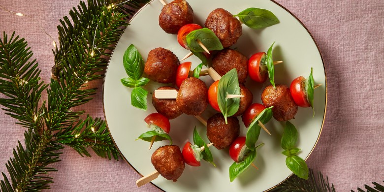 Gehaktballetjes met basilicumaioli