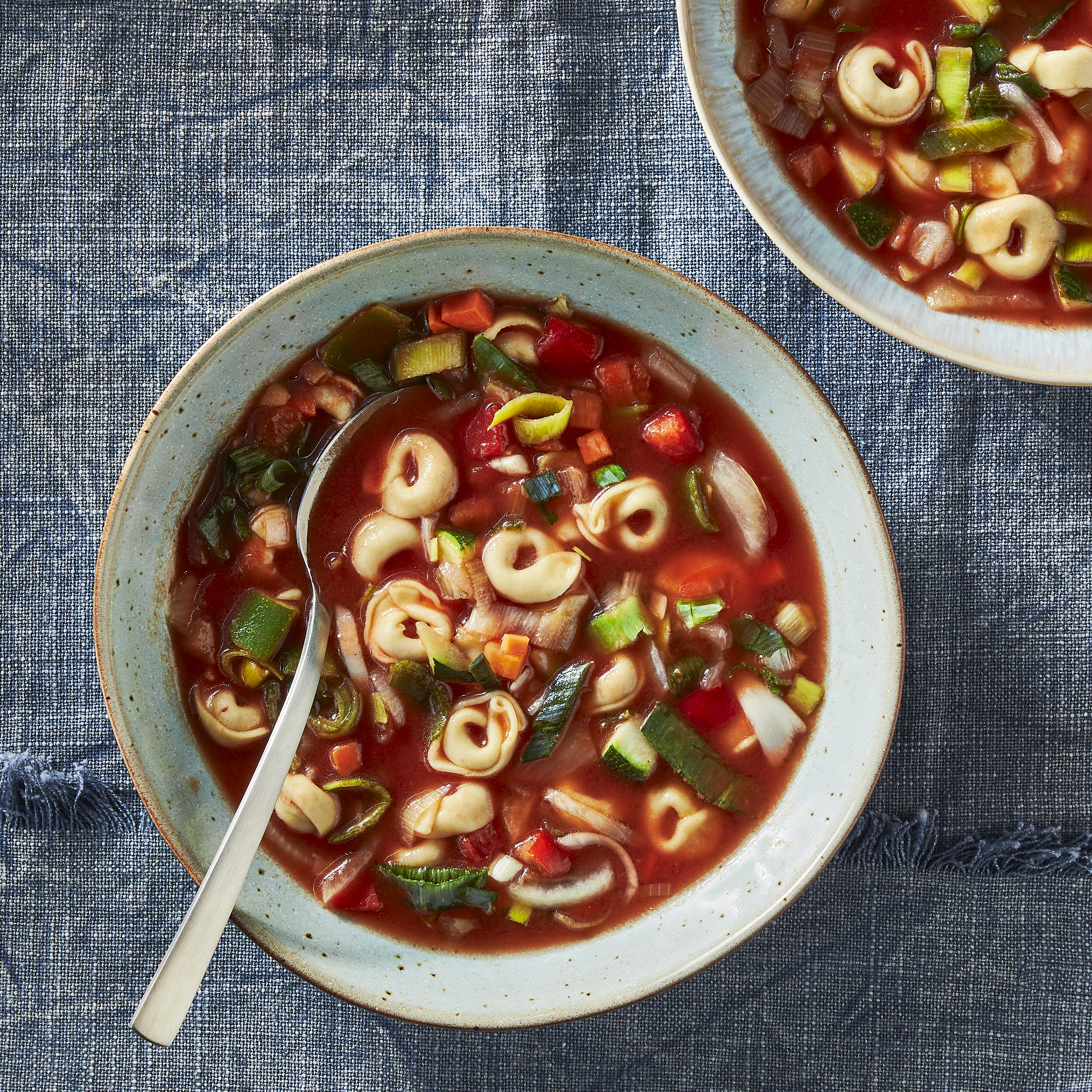 Minestrone met tortellini