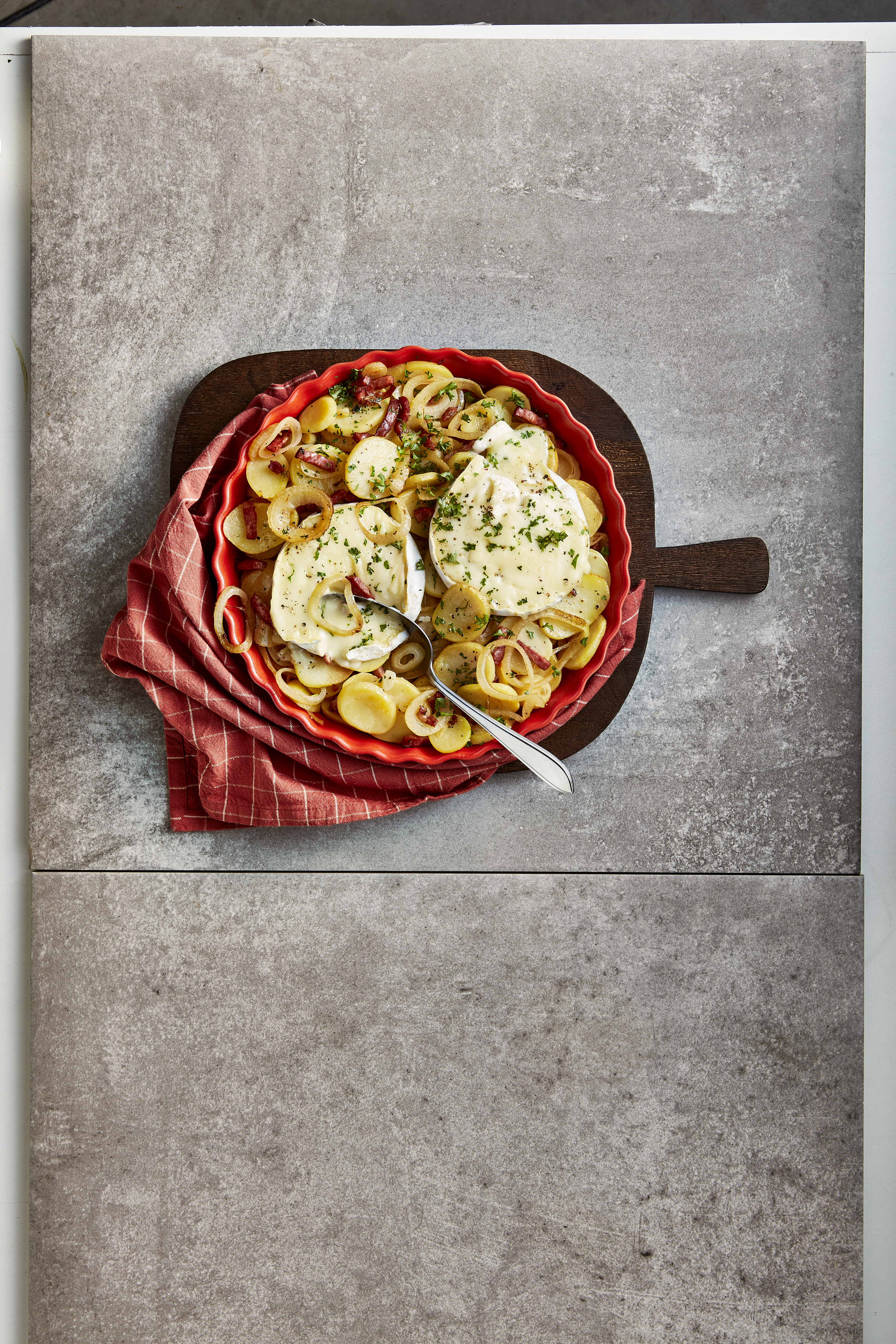 Tartiflette met camembert