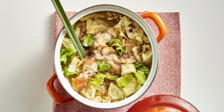 Zuppa alla valdostana (Italiaanse koolsoep)