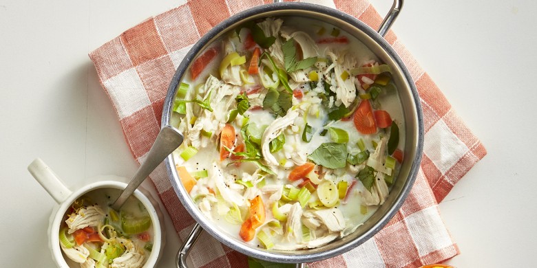 Zuppa di pollo (romige Italiaanse kippensoep)