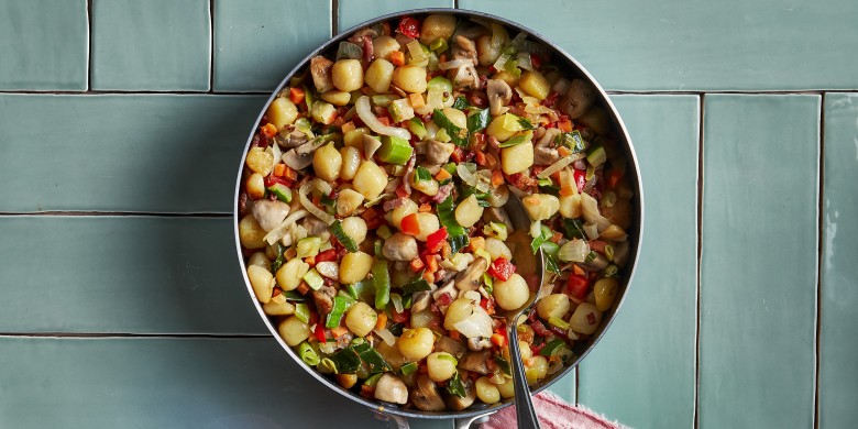 Bonne femme met krieltjes