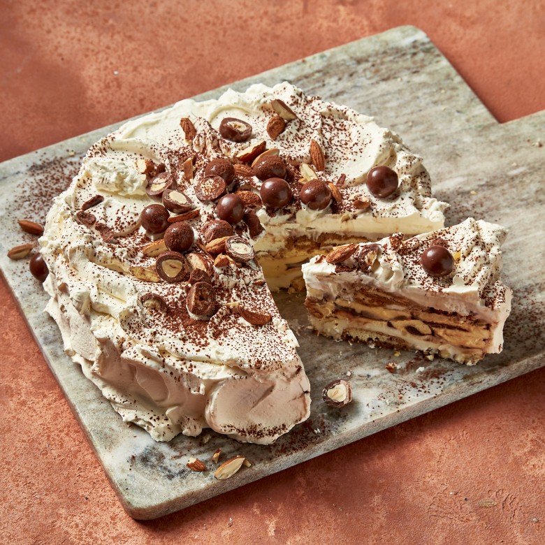Tiramisu-ijstaart