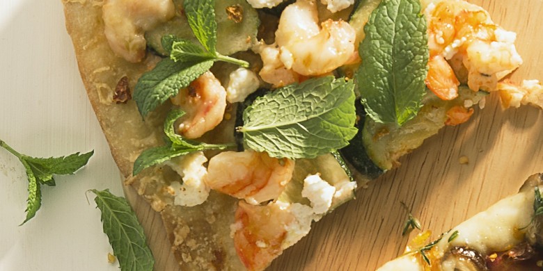 Pizza Gamba's & Zucchini