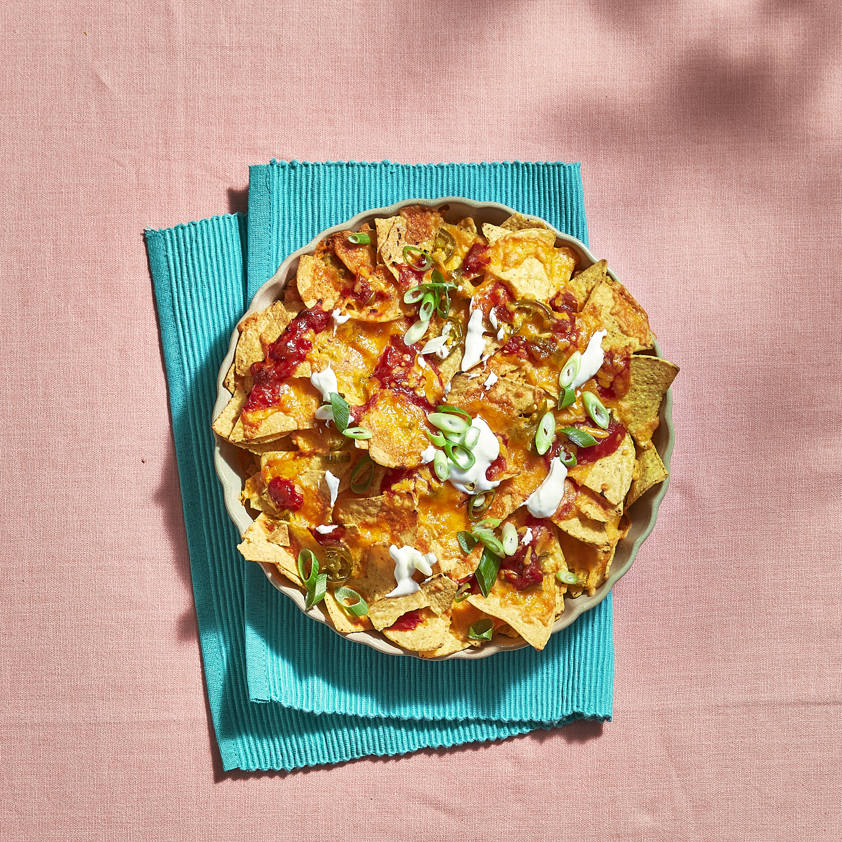 Klassieke nacho's met tomatensalsa