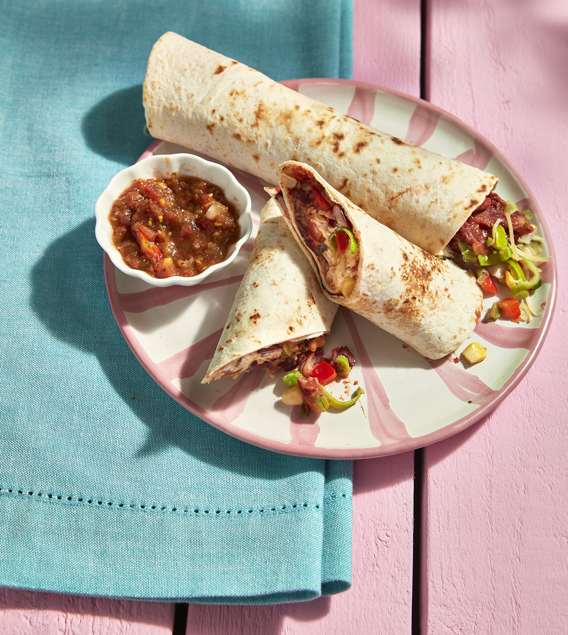 Mexicaanse groenteburrito's