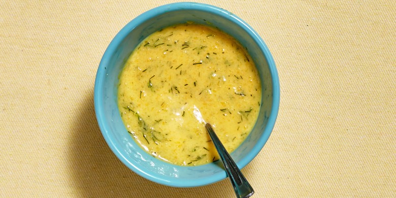 Mangosaus met dille