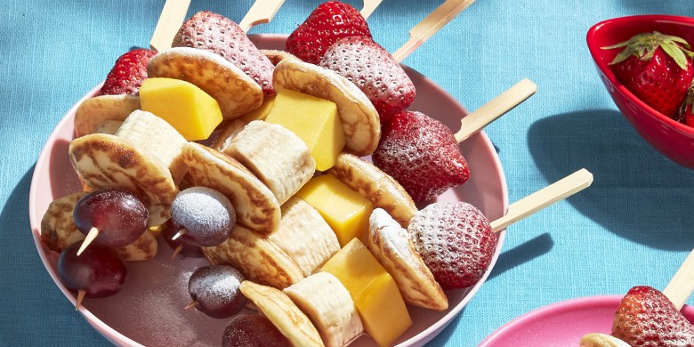 Poffertjesprikkers met fruit