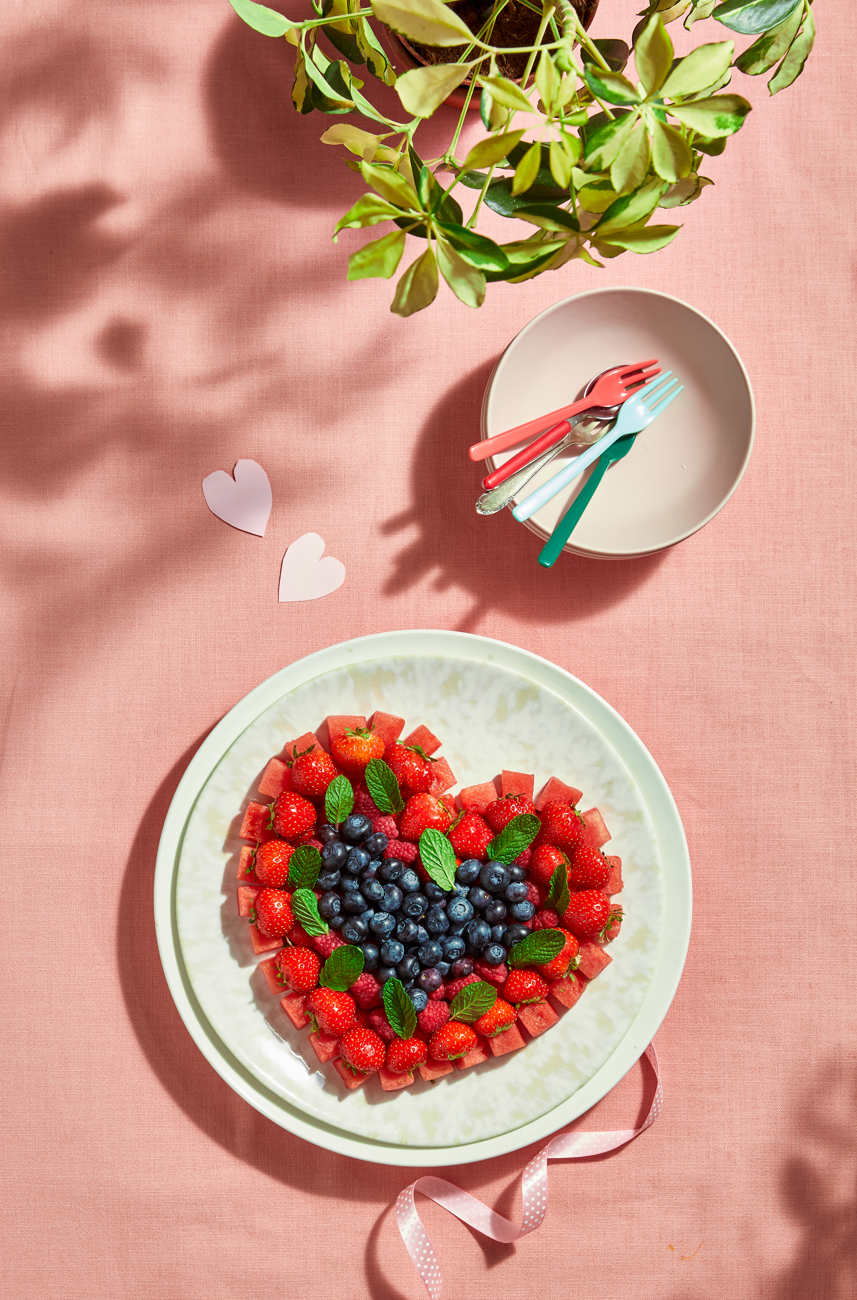 Hartjes-fruitsalade