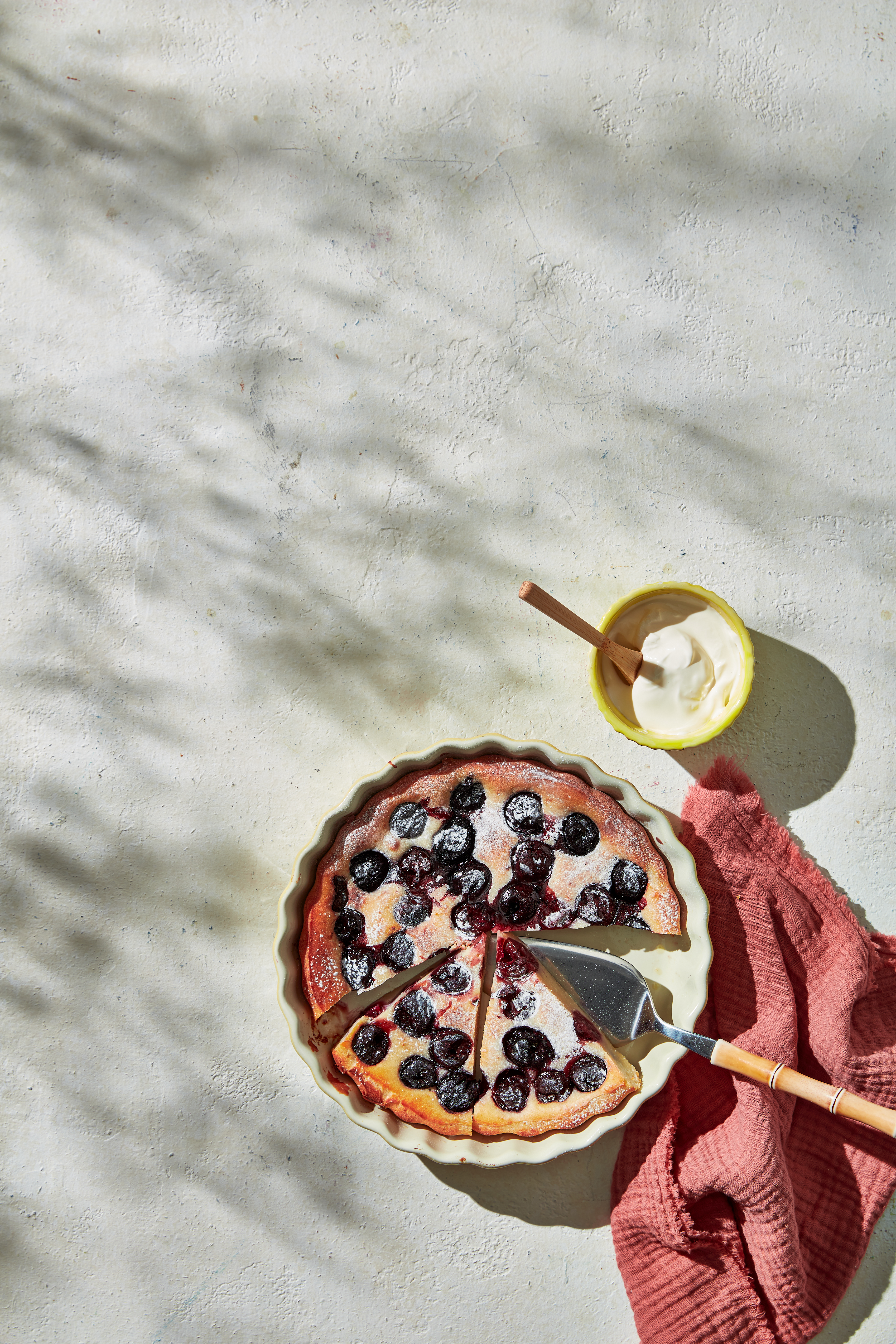 Klassieke kersenclafoutis uit de airfryer