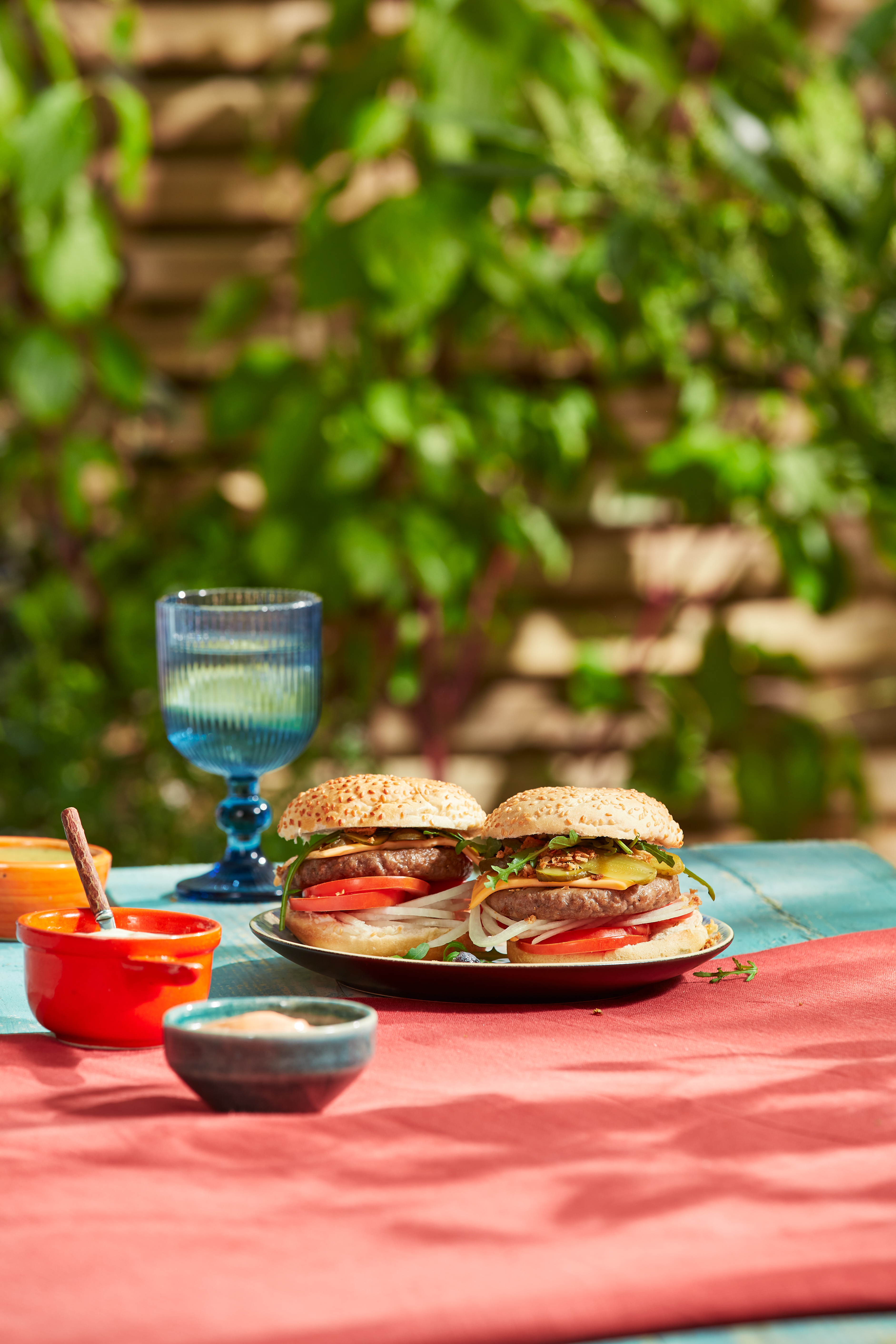 Vegetarische cheeseburger