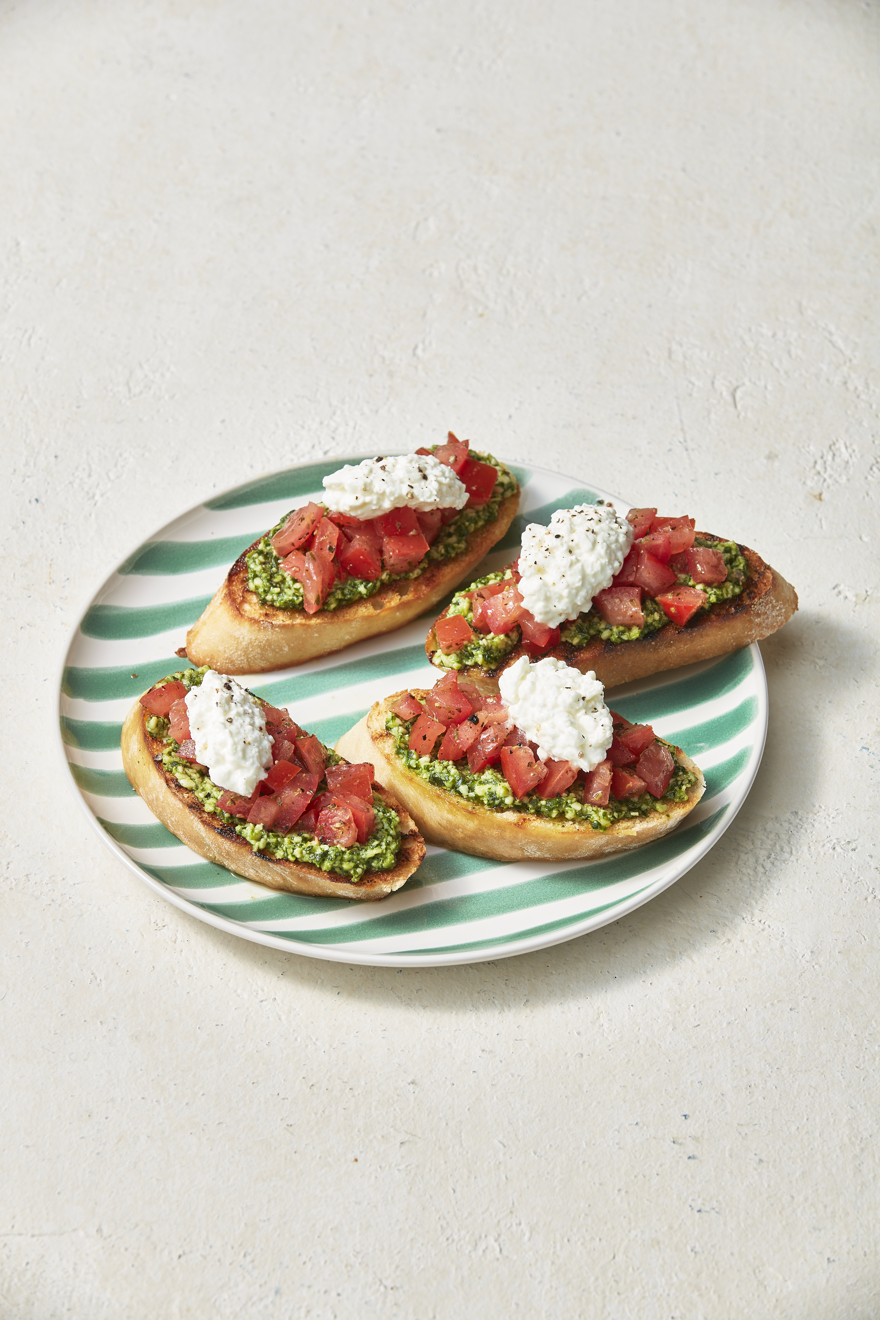 Eiwitrijke bruschetta