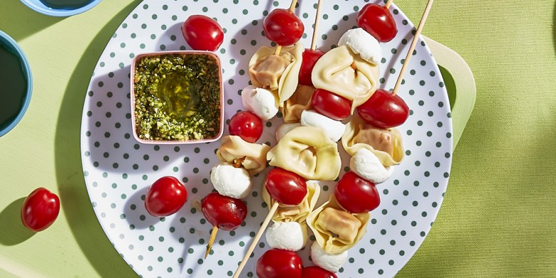 Tortellini-pestoprikkers