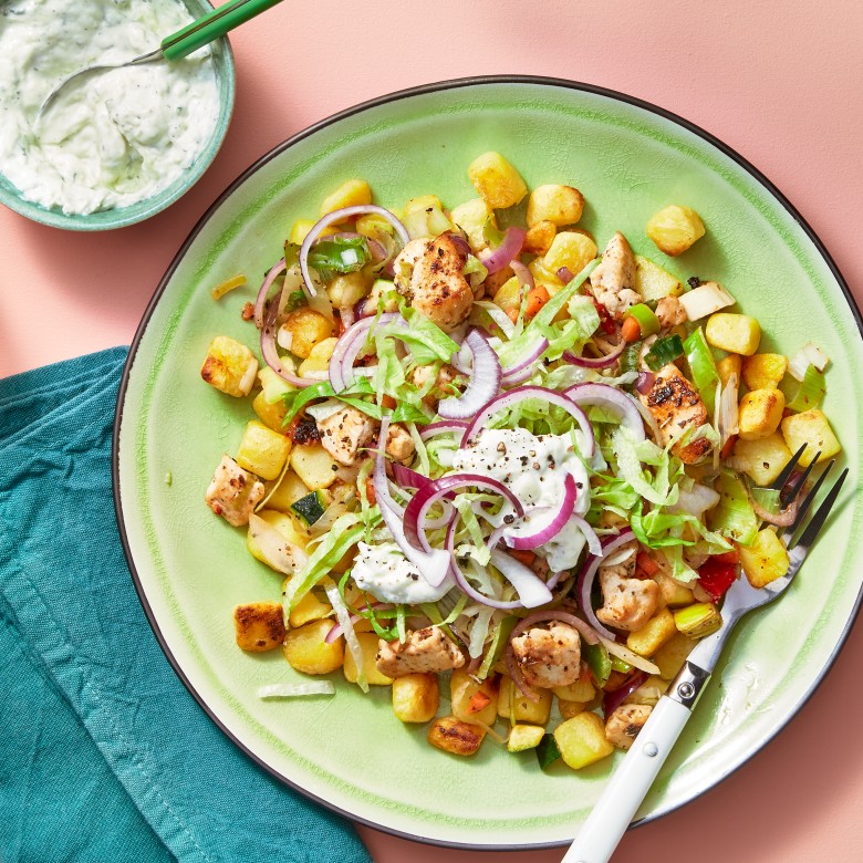 Kapsalon souvlaki-stijl
