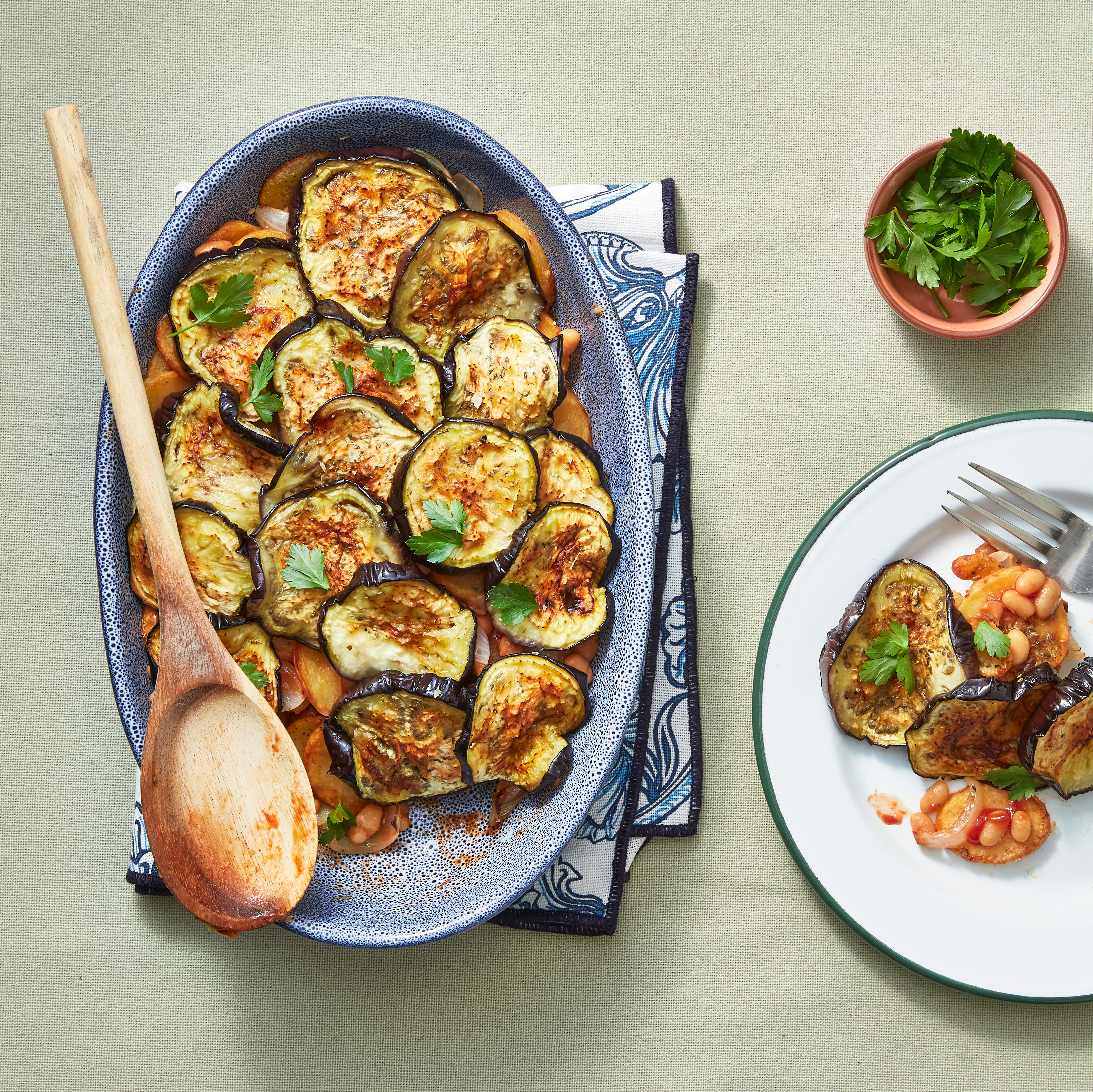 Snelle vegan moussaka